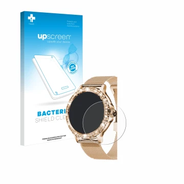 Parte frontale di una confezione del prodotto con il logo del marchio upscreen. Accanto è raffigurato il dispositivo walkbee S