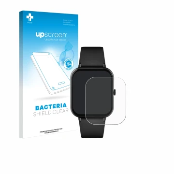 Parte frontale di una confezione del prodotto con il logo del marchio upscreen. Accanto è raffigurato il dispositivo Reflex Ac