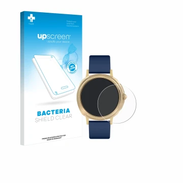 Parte frontale di una confezione del prodotto con il logo del marchio upscreen. Accanto è raffigurato il dispositivo Reflex Ac