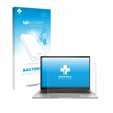 Parte frontale di una confezione del prodotto con il logo del marchio upscreen. Accanto è raffigurato il dispositivo ASUS ZenB