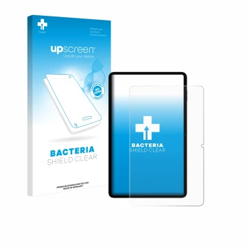 Parte frontale di una confezione del prodotto con il logo del marchio upscreen. Accanto è raffigurato il dispositivo Blackview