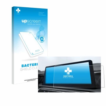 Parte frontale di una confezione del prodotto con il logo del marchio upscreen. Accanto è raffigurato il dispositivo MG3 Hybri