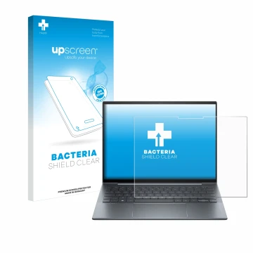 Parte frontale di una confezione del prodotto con il logo del marchio upscreen. Accanto è raffigurato il dispositivo HP Dragon