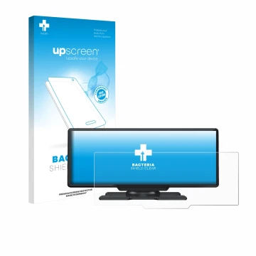 Parte frontale di una confezione del prodotto con il logo del marchio upscreen. Accanto è raffigurato il dispositivo Lamto 9.2
