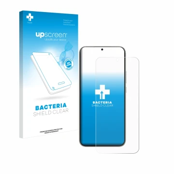 Parte frontale di una confezione del prodotto con il logo del marchio upscreen. Accanto è raffigurato il dispositivo Huawei No