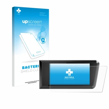 Parte frontale di una confezione del prodotto con il logo del marchio upscreen. Accanto è raffigurato il dispositivo Bosch Pur