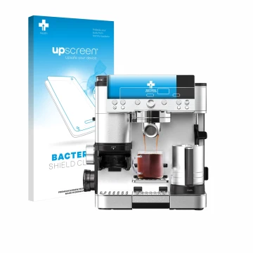 Parte frontale di una confezione del prodotto con il logo del marchio upscreen. Accanto è raffigurato il dispositivo Ninja Lux