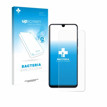 Parte frontale di una confezione del prodotto con il logo del marchio upscreen. Accanto è raffigurato il dispositivo Xiaomi Re