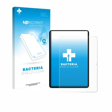 Parte frontale di una confezione del prodotto con il logo del marchio upscreen. Accanto è raffigurato il dispositivo Xiaomi Pa