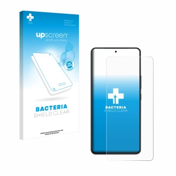 Parte frontale di una confezione del prodotto con il logo del marchio upscreen. Accanto è raffigurato il dispositivo ASUS ROG 