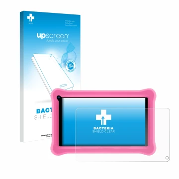 Parte frontale di una confezione del prodotto con il logo del marchio upscreen. Accanto è raffigurato il dispositivo Sumtab K7