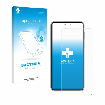 Parte frontale di una confezione del prodotto con il logo del marchio upscreen. Accanto è raffigurato il dispositivo Huawei Ma