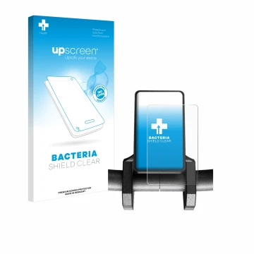 Parte frontale di una confezione del prodotto con il logo del marchio upscreen. Accanto è raffigurato il dispositivo Joyor S5 