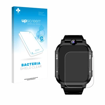 Parte frontale di una confezione del prodotto con il logo del marchio upscreen. Accanto è raffigurato il dispositivo Blackview