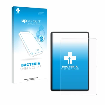 Parte frontale di una confezione del prodotto con il logo del marchio upscreen. Accanto è raffigurato il dispositivo Redmagic 