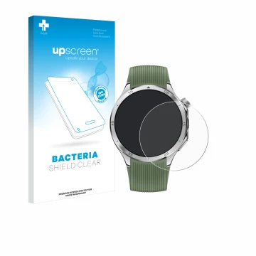 Parte frontale di una confezione del prodotto con il logo del marchio upscreen. Accanto è raffigurato il dispositivo OnePlus W