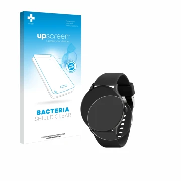 Parte frontale di una confezione del prodotto con il logo del marchio upscreen. Accanto è raffigurato il dispositivo Reflex Ac