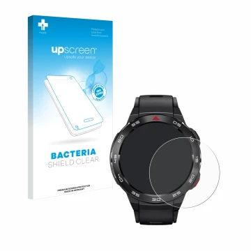 Parte frontale di una confezione del prodotto con il logo del marchio upscreen. Accanto è raffigurato il dispositivo Xiaomi Mi