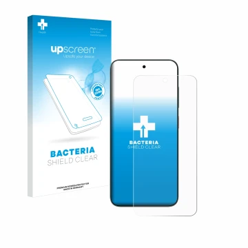 Parte frontale di una confezione del prodotto con il logo del marchio upscreen. Accanto è raffigurato il dispositivo ZTE Blade