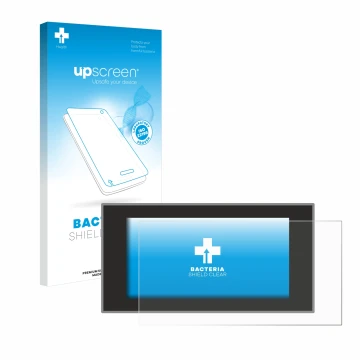 Parte frontale di una confezione del prodotto con il logo del marchio upscreen. Accanto è raffigurato il dispositivo Audi A4 A