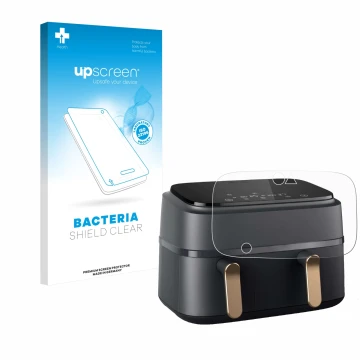 Parte frontale di una confezione del prodotto con il logo del marchio upscreen. Accanto è raffigurato il dispositivo Philips A