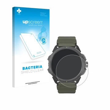 Parte frontale di una confezione del prodotto con il logo del marchio upscreen. Accanto è raffigurato il dispositivo Hammer Wa