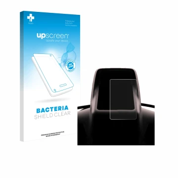 Parte frontale di una confezione del prodotto con il logo del marchio upscreen. Accanto è raffigurato il dispositivo Segway GT