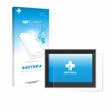Parte frontale di una confezione del prodotto con il logo del marchio upscreen. Accanto è raffigurato il dispositivo Jeep Comp