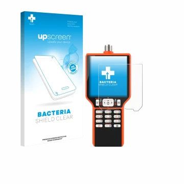 Parte frontale di una confezione del prodotto con il logo del marchio upscreen. Accanto è raffigurato il dispositivo RigExpert