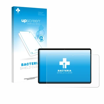 Parte frontale di una confezione del prodotto con il logo del marchio upscreen. Accanto è raffigurato il dispositivo Meberry M