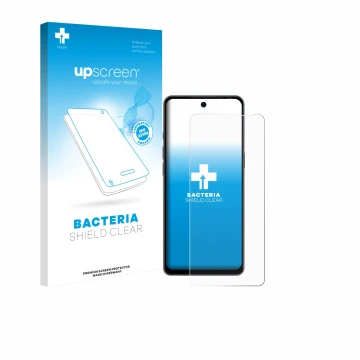 Parte frontale di una confezione del prodotto con il logo del marchio upscreen. Accanto è raffigurato il dispositivo Ulefone N