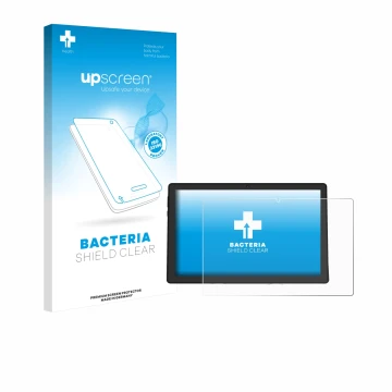 Parte frontale di una confezione del prodotto con il logo del marchio upscreen. Accanto è raffigurato il dispositivo Whitedeer