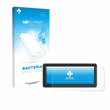 Parte frontale di una confezione del prodotto con il logo del marchio upscreen. Accanto è raffigurato il dispositivo Vantrue N