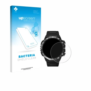Parte frontale di una confezione del prodotto con il logo del marchio upscreen. Accanto è raffigurato il dispositivo HOIFA S11