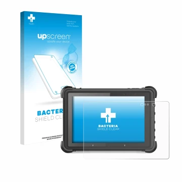 Parte frontale di una confezione del prodotto con il logo del marchio upscreen. Accanto è raffigurato il dispositivo MSI ND52 