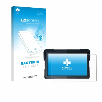 Parte frontale di una confezione del prodotto con il logo del marchio upscreen. Accanto è raffigurato il dispositivo Lamtto RC