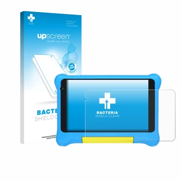 Parte frontale di una confezione del prodotto con il logo del marchio upscreen. Accanto è raffigurato il dispositivo Yicty YTY