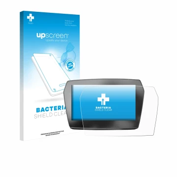 Parte frontale di una confezione del prodotto con il logo del marchio upscreen. Accanto è raffigurato il dispositivo Voge 625 