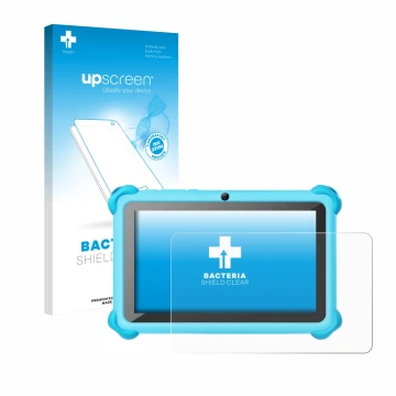 Parte frontale di una confezione del prodotto con il logo del marchio upscreen. Accanto è raffigurato il dispositivo zcobro KI