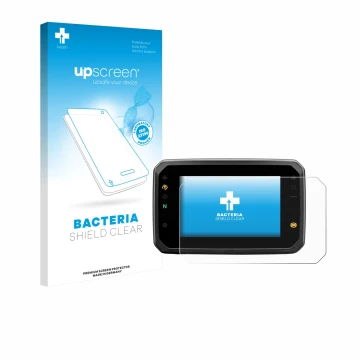 Parte frontale di una confezione del prodotto con il logo del marchio upscreen. Accanto è raffigurato il dispositivo Honda Hor