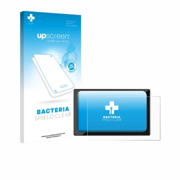 Parte frontale di una confezione del prodotto con il logo del marchio upscreen. Accanto è raffigurato il dispositivo Carpuride