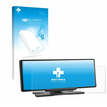 Parte frontale di una confezione del prodotto con il logo del marchio upscreen. Accanto è raffigurato il dispositivo Avylet RC