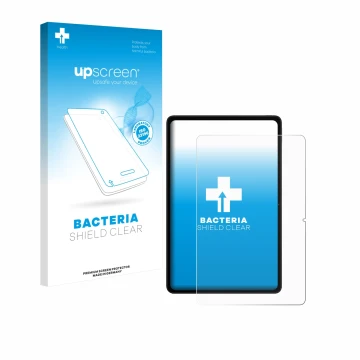 Parte frontale di una confezione del prodotto con il logo del marchio upscreen. Accanto è raffigurato il dispositivo Xiaomi Re