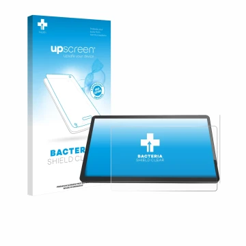 Parte frontale di una confezione del prodotto con il logo del marchio upscreen. Accanto è raffigurato il dispositivo Elo Touch