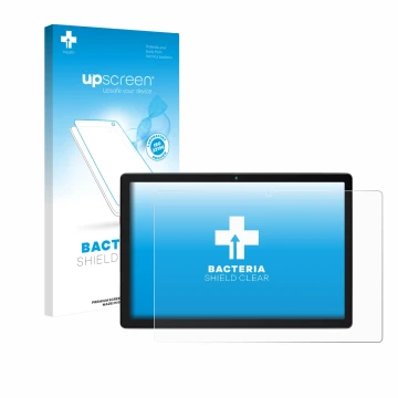 Parte frontale di una confezione del prodotto con il logo del marchio upscreen. Accanto è raffigurato il dispositivo Yicty MB1