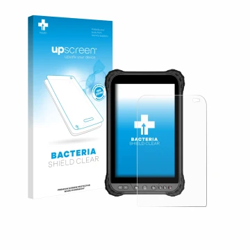 Parte frontale di una confezione del prodotto con il logo del marchio upscreen. Accanto è raffigurato il dispositivo Zoomsmart