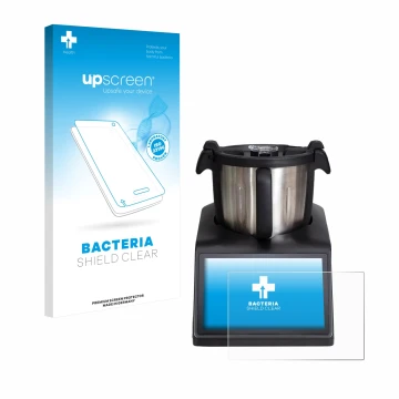 Parte frontale di una confezione del prodotto con il logo del marchio upscreen. Accanto è raffigurato il dispositivo Ufesa Tot