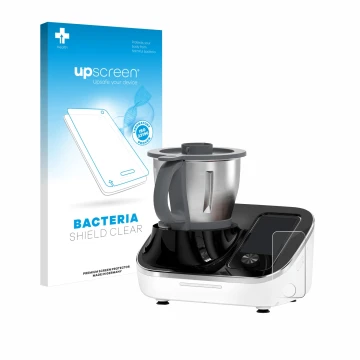 Parte frontale di una confezione del prodotto con il logo del marchio upscreen. Accanto è raffigurato il dispositivo TOKIT Omn