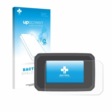 Parte frontale di una confezione del prodotto con il logo del marchio upscreen. Accanto è raffigurato il dispositivo Honda For
