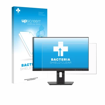Parte frontale di una confezione del prodotto con il logo del marchio upscreen. Accanto è raffigurato il dispositivo Iiyama Pr